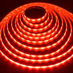 iNextStation 12V LED Light Strip IP65 Waterproof Red LED Strip Lights 16.4ft/5m Cuttable 300 SMD 2835 LED Tape Flexible Led Lights for Bedroom Outdoor Indoor Decor (Power Adapter not Included)