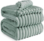 Bedsure GentleSoft Full Size Blankets for Bed - Cozy Soft Blankets for Women, Cute Large Throws for Girls, Sage Green, 84x90 Inches