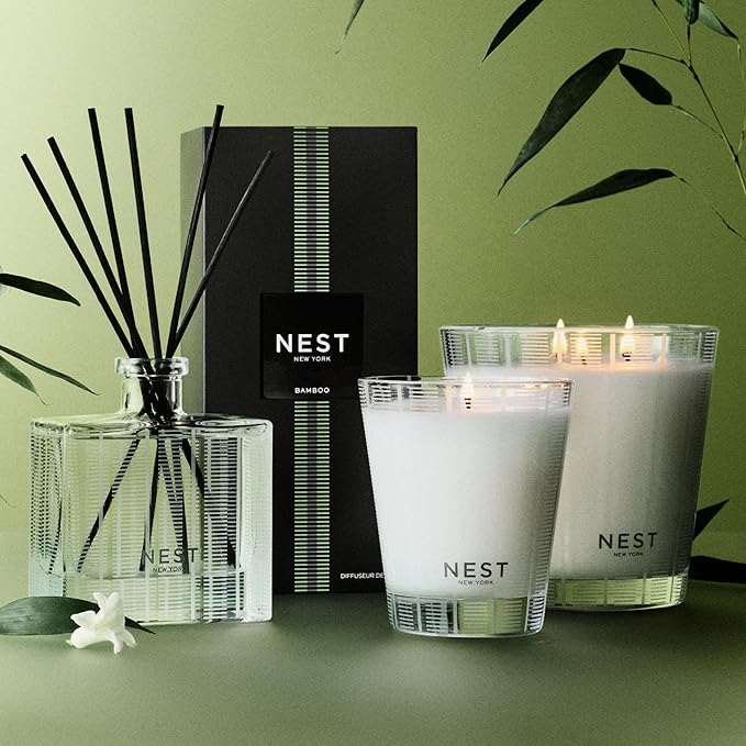 NEST New York Reed Diffuser Liquid Refill, Bamboo - 5.9 fl oz - Fragrance for Up to 90 Days - Flame Free
