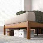 ZINUS Ellie 14 Inch King Bamboo Platform Bed Frame, Wood Slat Support, No Box Spring Needed, Easy Assembly, Brown