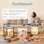Scentsationals Wax Melt Warmer for Scented Wax Melts - Christmas Holiday Collection Jimbo Snowman - Candle Melter for Fragrance Cubes and Tarts