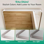 TokeShimi 24x32 Brushed Nickel Bathroom Mirror,Vanity Mirror for Bathroom with Tempered Glass,Rectangle Bathroom Wall Mirror with Aluminum Frame(Horizontal/Vertical)