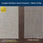Veken 5x7 Ft Rug Pad Gripper for Hardwood Floors, Non Slip Rug Pads for Area Rugs, Thick Rug Grippers for Tile Floors, Under Carpet Anti Skid Mat, Keep Your Rugs Safe and in Place