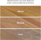 Plank+Beam Solid Wood Console Table, 46 Inch, Sofa Table, Narrow Entryway Table for Hallway, Behind The Couch, Living Room, Foyer, Easy Assembly, Pecan