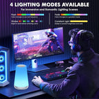 Auxmir Night Light for Kids Baby, 2500mAh13 RGB Colors & 5 Brightness, Portable Rechargeable LED Bedside Lamp for Baby Nursery, Night Lights for Bedroom Living Room Bathroom Hallways, Silver