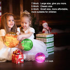 5.9 inch Moon Lamp Kids Night Light Galaxy Lamp Rechargeable Battery Touch & Remote Control 16 Colors LED Moon Light as Birthday Gifts for Boys/Girls/Kids