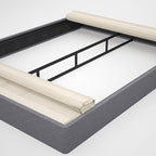 ZINUS Upholstered Metal and Wood Box Spring, 7.5 Inch Mattress Foundation, Easy Assembly, Fabric Paneled Design, Twin
