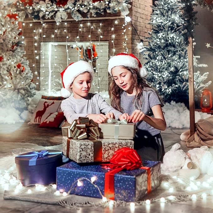 2 Pack Globe String Lights Battery Operated - 21 Feet 60 Led Fairy Lights, 8 Modes with Remote Mini Globe Lights for Indoor Outdoor Bedroom Party Wedding Garden Christmas Tree Decor, Pure White