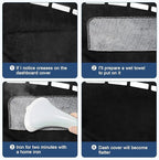 Dashboard Cover Mat Custom Fit for 2015 2016 2017 2018 2019 2020 Toyota Sienna Dash Cover Nonslip Dash Mat Protector Sunshade No Glare Black