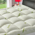 Premium Viscose Made from Bamboo Twin XL Size Mattress Topper for Back Pain, 1200 GSM Quilted Fitted Extra Thick Mattress Pad,Pillow Top Mattress Cover with Deep Pocket Up to 21 Inches（39 * 80inch）