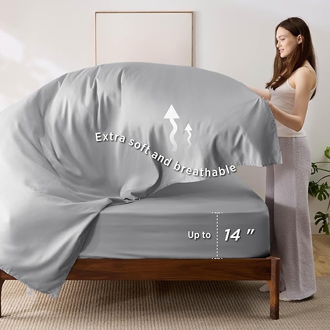 Bedsure Twin Comforter Set - 5 Pieces Reversible Black Bedding, Twin Size Bed Set for All Seasons, Bed in a Bag with Down Alternative Comforter, Sheets, Pillowcase & Sham