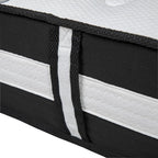 Flash Furniture Capri Comfortable Sleep 12" Hybrid Pocket Spring and Foam Mattress, Foam Pocket Spring Hybrid Mattress for Pressure Relief, Queen