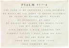 Psalm Christian Bible Verse Scripture Canvas Rectangular Banner-Flag Poster Wall Decor for Baby Boy Girl Kids,Nursery Above Crib Kids Room Bedroom Decor-Baby Shower Baptism Birthday Christmas Gift