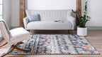 Rugs.com Morocco Collection Rug – 5' x 8' Navy Blue High-Pile Rug Perfect for Living Rooms, Large Dining Rooms, Open Floorplans