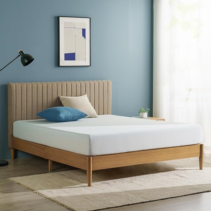 ZINUS 6 Inch Green Tea Cooling Memory Foam Mattress [New Version], King, Fiberglass Free, Medium Firmness, Cooling Gel Foam, Certified Safe Foams & Fabric, Mattress in A Box