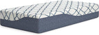 Signature Design by Ashley 12 Inch Chime Elite 2.0 Plush Green Tea Memory Foam Mattress for Cool Sleep and Pressure Relief, Twin, Fiberglass Free, Mattress In A Box