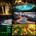 Minetom Color Changing Rope Lights Outdoor, 33FT 100 LED String Lights with Plug & Remote, Waterproof Christmas Light Outdoor Decoration, Twinkle Rope Light for Outside Indoor Bedroom,16 Colors