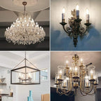 Cotanic Dimmable E12 LED Candelabra Bulb 4000K Daylight, Ceiling Fan Light Bulbs Small Base,60W Equivalent,Type B Bulb for Chandelier,Vintage B11 LED Candle Shape with Clear Glass,600LM,12 Pack
