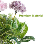 PARTY JOY 18 Bunches Fake Plants Outdoor, Fake Bushes UV Resistant Artificial Flowers Hydrangea Flowers Greenery Shrubs Faux Greenery for Outdoor Garden Patio Front Porch Yard Decor