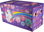 Idea Nuova JoJo Siwa Collapsible Children’s Toy Storage Trunk, Durable with Lid, Purple