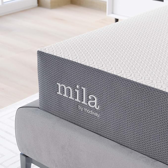 Modway Mila Firm 10" Fiberglass Free Memory Foam Queen Mattress