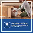 Sealy - Memory Foam Bed in a Box - 8 Inch, Medium Feel, Twin Size, CopperChill Technology, CertiPur-US Certified,White