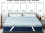 Roost Sleep Cool Cloud Supreme 3 Inch Gel Memory Foam Full Mattress Topper – Cooling, Ventilated Design for Back and Pressure Relief