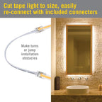 Armacost Lighting RibbonFlex Home Continuous (COB) LED Tape Light Kit with Remote - 16ft. (5M),Continuous (Cob) 3000k White
