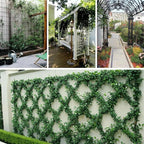 Tbestmax 473 Feet 72 Pack Artificial Ivy Leaf Plants, Green Vine Leaves, Greenery Hanging Garland, Fake Foliage Flowers for Home Kitchen Garden Office Wedding Wall Decor