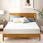 ZINUS 8 Inch Queen Green Tea Memory Foam Mattress [New Version], Fiberglass free, Medium Firm Feel, Zoned Pressure Relief, Certified Safe Foams & Fabric, Mattress in A Box
