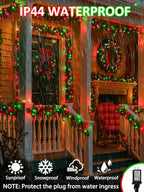 240LED Smart Color Changing Christmas Lights App Controlled, 95FT Waterproof RGB Twinkle String Light Music Sync Multiple Modes, Christmas Lights with Remote & Timer Indoor Outdoor Xmas Decorations