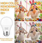 Cotanic Ceiling Fan Light Bulbs 2700K Warm White, A15 LED Bulb E26 Medium Screw Base,6W Small Chandelier Light Bulb 60W Equivalent,600lm,Non-Dimmable,6 Pack