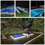 100Ft LED Rope Lights, 1080 LEDs Waterproof Rope Lights, 110V Cuttable Connectable Rope Lights Waterproof Decorative Lighting for Indoor/Outdoor, Halloween and Christmas Decorations(Cold White)