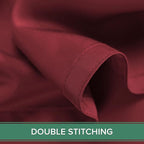 Split King Sheets by Pure Bamboo, Genuine 100% Organic Viscose Derived from Bamboo Bed Sheet Set, Soft & Cooling, Double Stitching *Not for Split Top (Split King, Merlot)