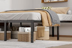 Metal Bed Frame King Size - 18 Inch Heavy-Duty King Platform Bed Frame No Box Spring Needed, Easy Assembly, Noise-Free, Sturdy Mattress Foundation, Underbed Storage Space