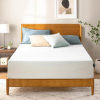 ZINUS 12 Inch California King Green Tea Memory Foam Mattress [New Version], Fiberglass free, Medium Firm Feel, Zoned Pressure Relief, Certified Safe Foams & Fabric, Mattress in A Box