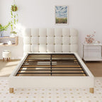 Box Spring for Queen Bed Bed Base 2 Inch, Low Profile Metal Queen Box Spring Bunkie Board 2 Inch, 3000 Lbs Max Weight Capacity Mattress Foundation, Noise-Free, Easy Assembly