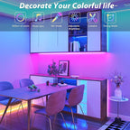 Led Lights for Bedroom 400 ft (4 Rolls*100ft) Music Sync RGB Led Strip Lights with Remote App Control, Color Changing Led Lights for Room Home Kitchen Party Decor