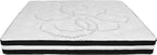 Flash Furniture Capri Comfortable Sleep 10 Inch CertiPUR-US Certified Hybrid Pocket Spring Mattress, King Mattress in a Box, White