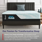 ROOST SLEEP Memory Foam Mattress, 12-Inch Twin XL – Cool Cloud Gel Foam Bed for Extra Length Comfort – Pressure-Relieving, Supportive, and Cooling Sleep Surface