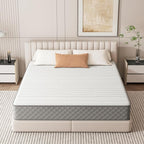 PurrJoys Full Mattress, 10 Inch Hybrid Double Mattress with Cooling Gel Memory Foam and Pocket Springs, CertiPUR-US Certified, Medium Firm