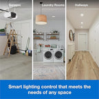 Lutron Caseta Original Smart Light Switch Kit w/ Wall Plate and Smart Hub, Compatible w/ Alexa, Apple Home, Google Home, Single-Pole/3 Way, 5 Amp, P-BDG-PKG1WS