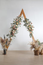 Artificial Flower Combo Box Set Silk Fake Roses for DIY Wedding Flower Bouquet Centerpiece Decoration Baby Shower Party Home Decoration (Nude Color)