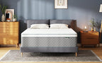 PurrJoys 14 Inch Full Mattress, Cooling-Gel Memory Foam and Pocket Spring Hybrid Mattress, Full Bed Mattress in a Box, CertiPUR-US Certified, Medium Firm