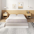 EMODA King Box Spring Bed Base 5 Inch Heavy Duty Metal Mattress Foundation with Fabric Cover, 3000LBS Max Weight Capacity, Noise Free, Easy Assembly