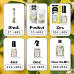 Poo-Pourri Before-You-Go Toilet Spray, Original Citrus, 4 Fl Oz, Up to 200 Uses, Bathroom Odor Deodorizer, Plant-Based with Essential Oils, for Home or Work, Lemon, Bergamot and Lemongrass Scent