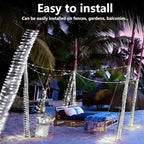 KNONEW 328FT 1000LED Rope Lights for Outside,Outdoor String Lights Waterproof 8 Modes Clear Tube Light for Indoor,Bedroom,Wedding,Garden,Patio,Christmas,Tree,Rv,Holiday Decoration(Cold White)