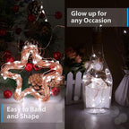 USB LED Fairy String Light, 1 Pack Copper Wire Fairy Lights for Indoor, Bedroom Festival Christmas Wedding Party Patio Decorative Window with USB Interface (16ft./5M,Cool White)