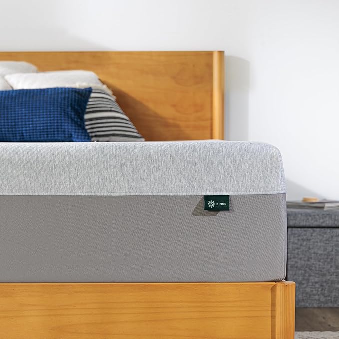 ZINUS 12 Inch Ultima Memory Foam Mattress [New Version], Full, Fiberglass Free, Medium Firm Feel, Breathable Airflow Memory Foam, Certified Safe Foams & Fabric, Mattress in A Box