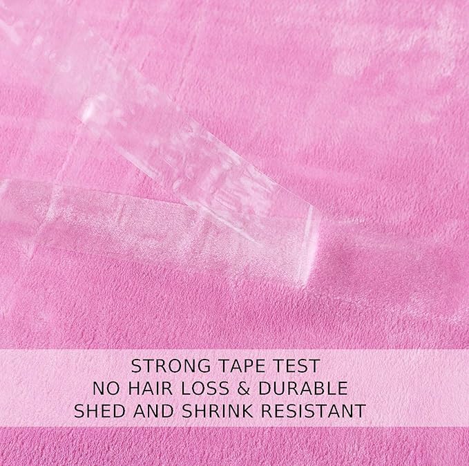Flannel Fleece King Size Summer Blanket All Season 350GSM Lightweight Throw for The Bed Extra Soft Brush Fabric Winter Warm Sofa Blanket 90" x 108"(Pink King)